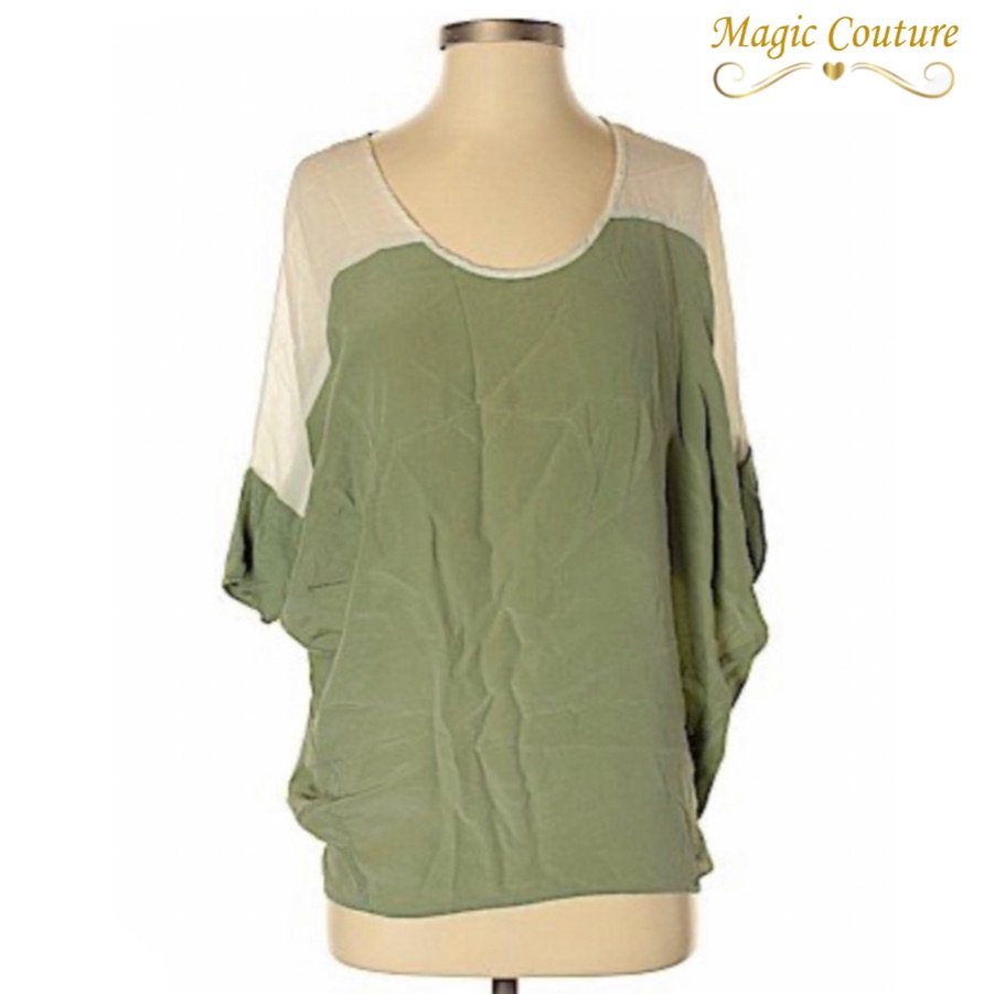 Nwot Gold Hawk Color Block Top